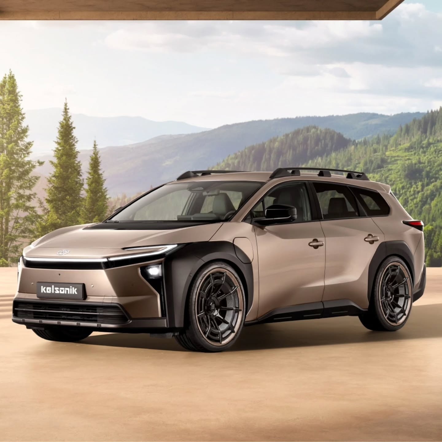 2026 Toyota BZ Woodland Gets Digitally Lowered And Fits Three New 