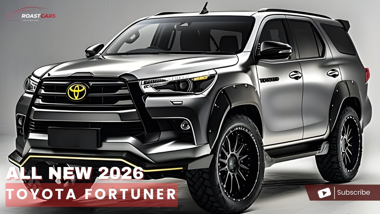 2026 Toyota Fortuner Rendering Unveiled First Look At Toyota s 