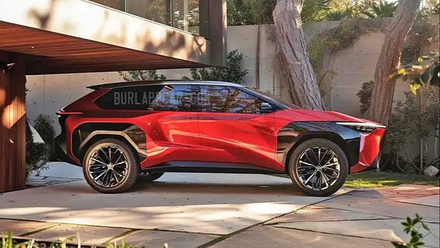 2026 Toyota Highlander EV Shines American Made CGI Electrons Across