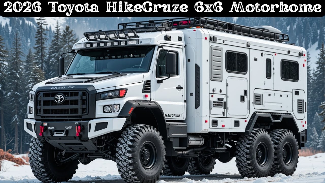 2026 Toyota HikeCruze 6x6 Camper Truck Is The ULTIMATE Off Grid BEAST 
