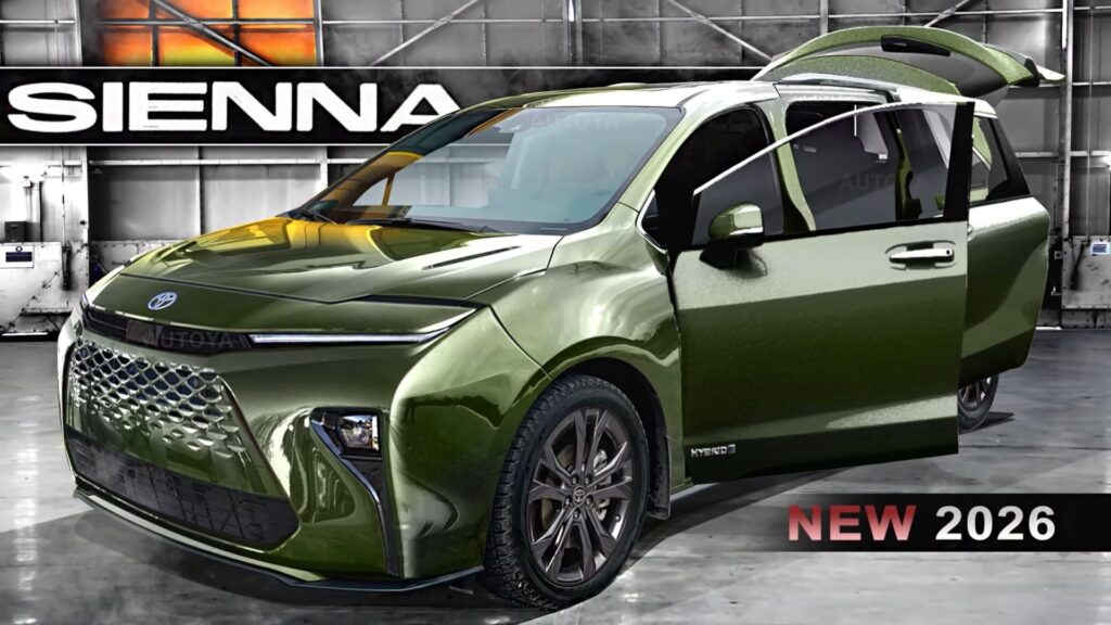 2026 Toyota Sienna Dreams Of A Full Digital Redesign For The Fourth