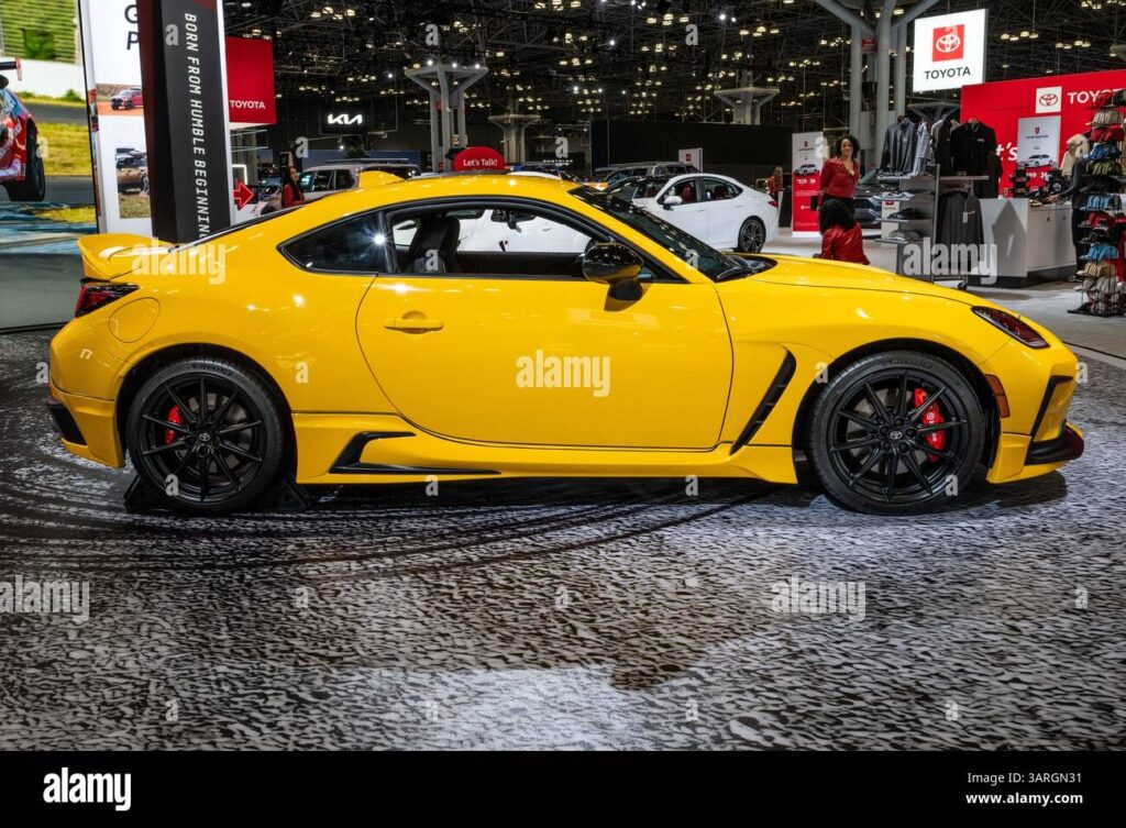 A 2026 Toyota GR86 Yuzu Edition At The New York International Auto Show