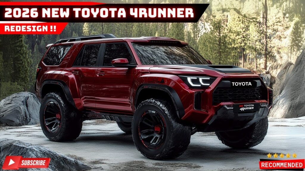 Redesign New 2026 Toyota 4Runner A First Look At The Rugged Icon 39 s