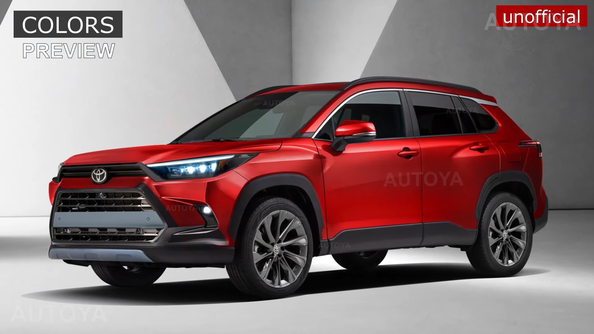 Refreshed 2026 Toyota Corolla Cross Reveals Its CGI Shades Both Inside 