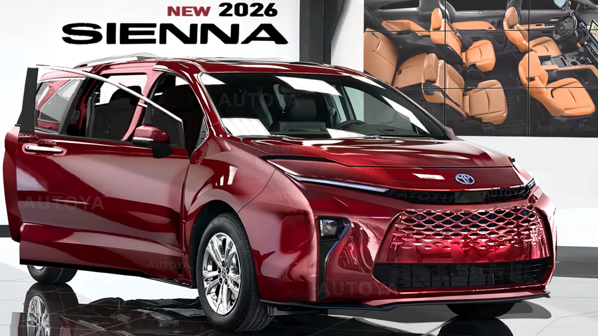 Refreshed 2026 Toyota Sienna Arrives Virtually With Fancy Looks And 