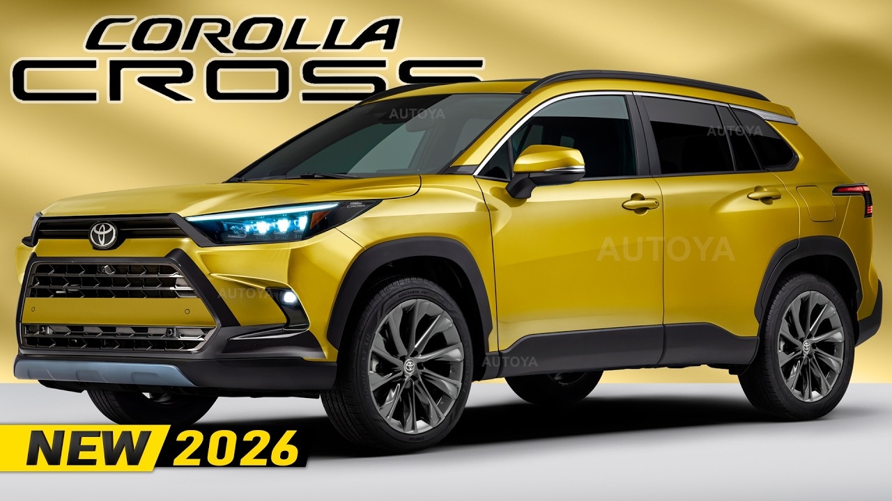 Rendering 2026 Toyota Corolla Cross Gets A Welcomed Facelift And 