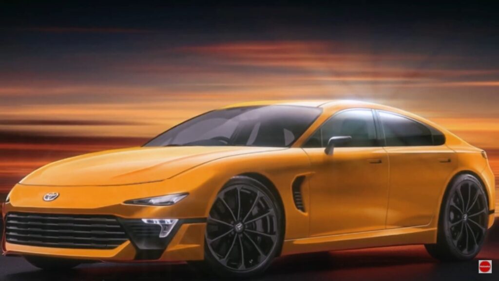 2027 Toyota GR86 Four Door Sports Car Gets Rendered With Hybrid GR