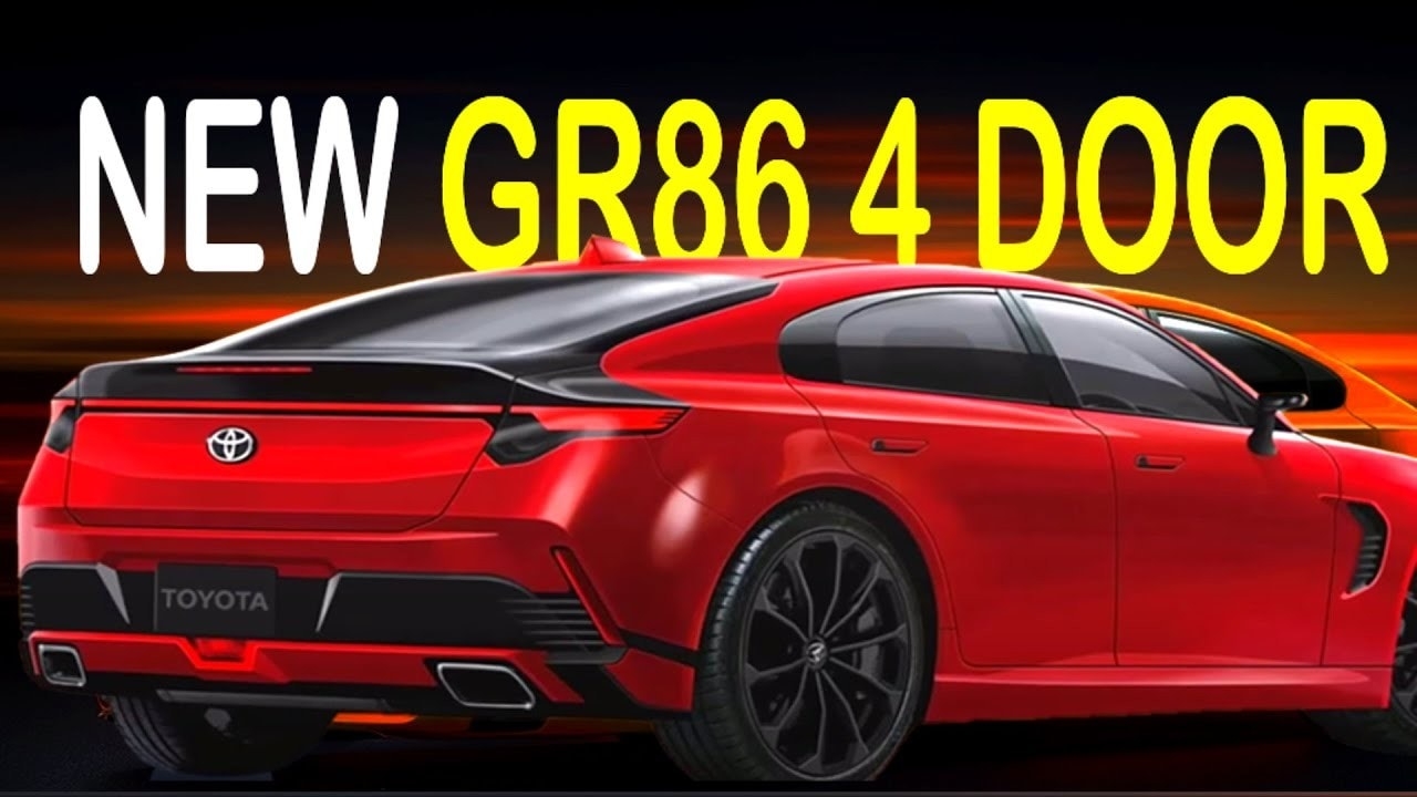 2027 Toyota GR86 Four Door Sports Car Gets Rendered With Hybrid GR 2027 Toyota GR86 Four Door Sports Car Gets Rendered With Hybrid GR
